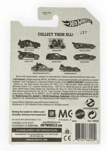 Miniatura 2 de 2016 Cazafantasmas Set Número 6 de 8 (#6/8) Fastasmo Hot Wheels