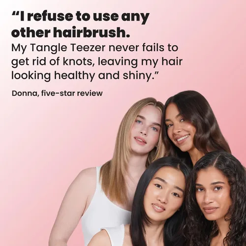 Miniatura 10 de Tangle Teezer Cepillo Desenredante Ultimate Grande para Cabello Húmedo y Seco, Elimina Nudos y Reduce la Rotura para Tipos de Cabello Largo, Grueso
