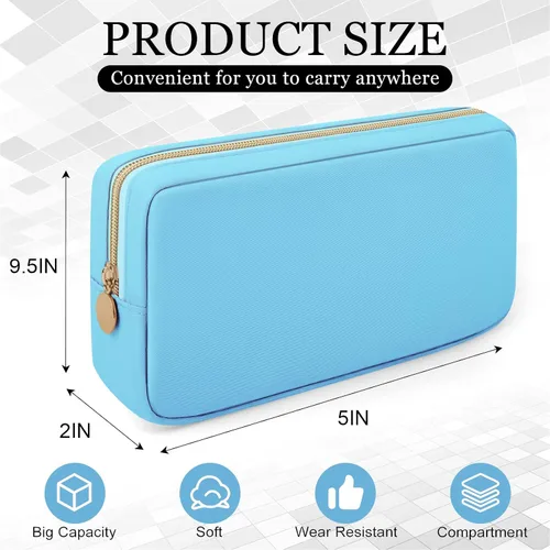 Miniatura 2 de XSUIOY Bolsa de maquillaje de viaje para bolso, bonita bolsa de maquillaje preparada para cosméticos, bolsa organizadora para mujeres, bolsa
