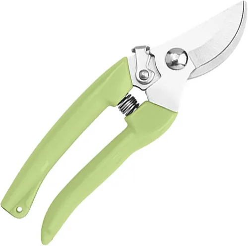 Miniatura 11 de Tijera de jardinería curva con hoja de acero inoxidable afilada, tijeras de jardín para cortar flores, recortar plantas de patio, floristería, flor