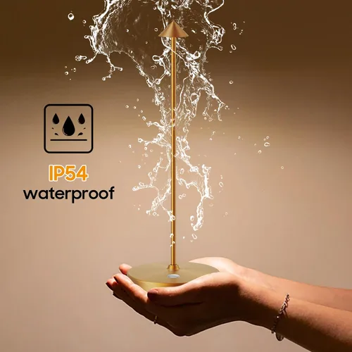 Miniatura 3 de SAKRINGT Paquete de 2 Lámparas de Mesa Inalámbricas Recargables, Batería de 6000mAh Operada a Prueba de Agua con Atenuación Continua LED Portátil