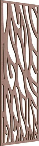 Miniatura 69 de 9 3/8"W x 24 3/8"H x 1/4"T Bristol Decorativos Paneles de Pared de Madera Calado, Cereza