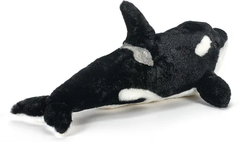 Miniatura 4 de The Petting Zoo Orca - Peluche de peluche, regalos para niños, animales marinos Wild Onez, juguete de peluche de ballena, 20 pulgadas