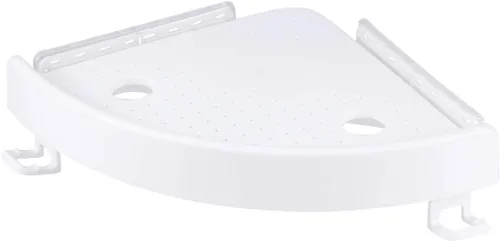 Estante de pared con ventosa, estante colgante de esquina para ducha, baño, estante para colgar sin perforación, cesta de almacenamiento de baño,