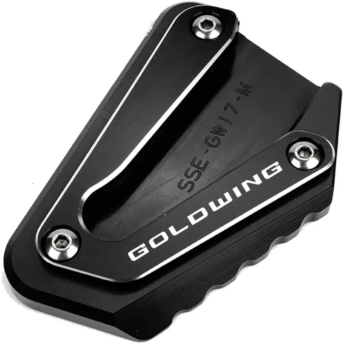 MOWOK Para Goldwing GL1800 2002-2017 y 2018-2025 Goldwing GL1800 1800 Extensión de Soporte Lateral de Motocicleta con Reposapiés (Año 2002-2017