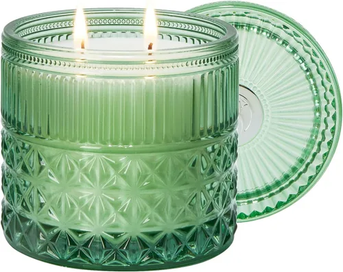 Miniatura 13 de Vela de Rosa Silvestre, Velas de Regalo para el Día de la Madre para Mujeres, Vela de Lujo en Frasco para Aromatizar el Hogar, Cera de Soja Natural