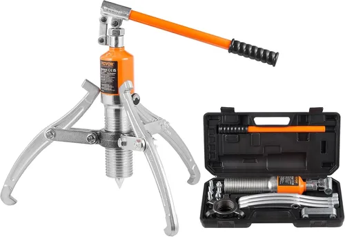 VEVOR Extractor hidráulico de engranajes, capacidad máxima de 15 toneladas, separador de extracción de rodamientos de rueda, extractor de 2 o 3