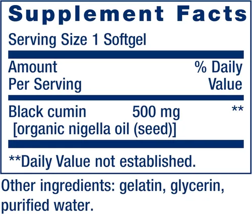 Miniatura 3 de Life Extension Aceite de semilla de comino negro, comino negro, apoyo a la salud inmunológica, salud de todo el cuerpo, envejecimiento saludable