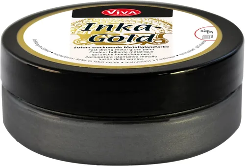 Miniatura 25 de Viva Decor Inka Gold Gilding Wax 2.3 oz (Oro) - Pasta de Pulido Metálica a Base de Cera de Fácil Aplicación. Brillo Metálico de Secado Rápido, Dorado