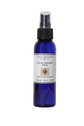 Miniatura 9 de Travertine Spray de ducha de vapor Spa, eucalipto y cítricos, 2 onzas.