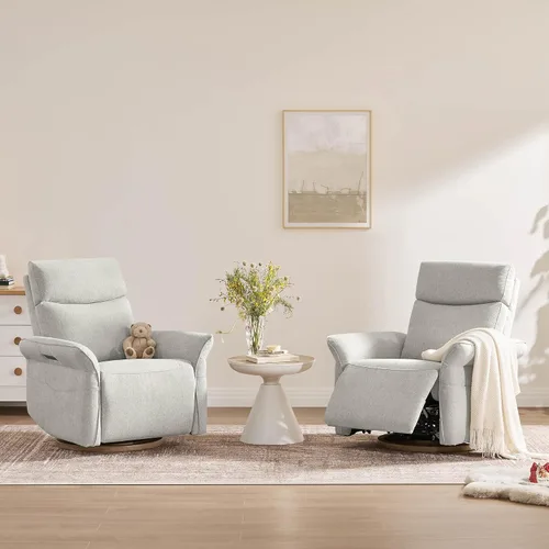 Miniatura 8 de CHITA GREENGARD - Silla reclinable eléctrica, giratoria de triple motor con reposacabezas ajustable y soporte lumbar, certificado GREENGARD Gold