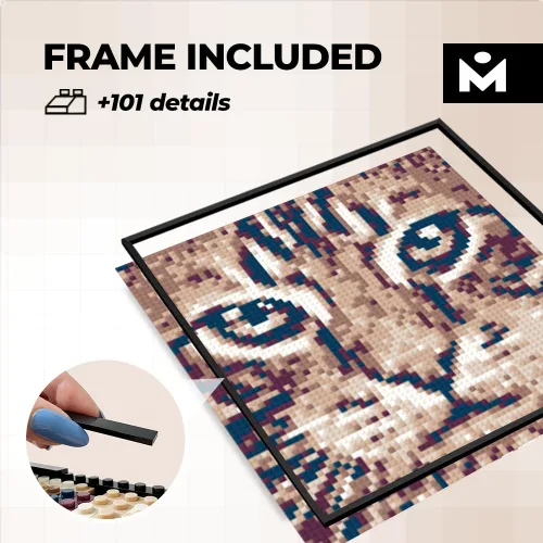 Miniatura 3 de Color S - Juego de construcción de mosaico con foto personalizada, kit de manualidades para creación de arte de pared de ladrillo a partir