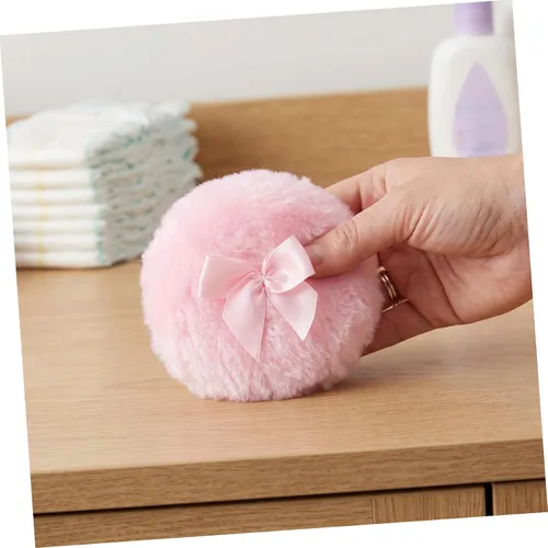 Miniatura 4 de 3 piezas de polvo para polvo facial soplo de polvo suelto soplo de polvo grande soplo de polvo de maquillaje corporal polvo de base de soplo