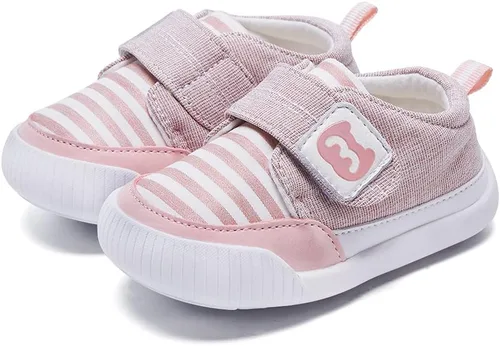 BMCiTYBM Zapatos para bebé niño y niña, tenis antideslizantes suaves y ligeros, zapatos para caminar de primer paso, 6, 9, 12, 18, 24 meses