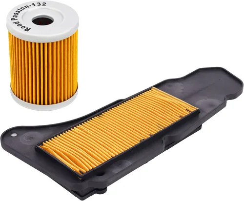 Miniatura 3 de Road Passion 5RU-14451-30 Filtro de aire 5RU1344000000 Reemplazo del filtro de aceite para YAMAHA YP400 X-Max 400 2013-2019/YP400 MAJESTY 400