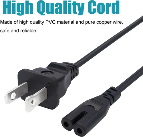 Miniatura 3 de Cable de alimentación para impresora de CA de 8 pies para HP OfficeJet Pro 8025 5212 6978 3830 5255 9015 4650 9025 8710 8720 6968 8610 Photosmart