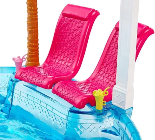 Miniatura 6 de Barbie Glam Pool Piscina, Multicolor
