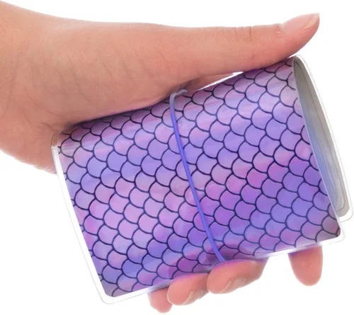 Miniatura 7 de Soporte para tarjetas de crédito para mujeres, soporte para cupones de tarjetas de fidelidad y organizador con 32 ranuras para tarjetas, Sirena