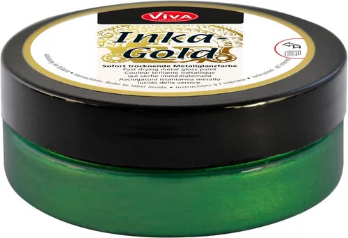 Miniatura 23 de Viva Decor Inka Gold Gilding Wax 2.3 oz (Oro) - Pasta de Pulido Metálica a Base de Cera de Fácil Aplicación. Brillo Metálico de Secado Rápido, Dorado