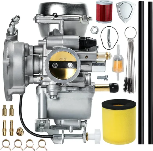Carburador compatible con Suzuki LT-F250 Ozark 250 2002-2009 2012-2014, LT-Z250 QuadSport Z 2004-2009, 13200-21G10 13200-05G22 Carb