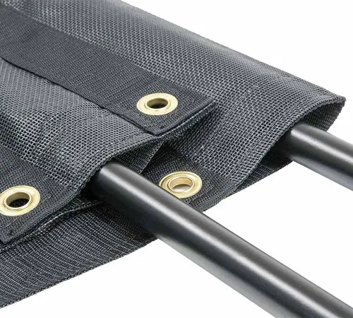 Miniatura 11 de Mytee Products Cubierta de lona de malla revestida de vinilo para camión volquete de 5 pies 6 pulgadas x 14 pies con bolsillo doble de 5 pulgadas