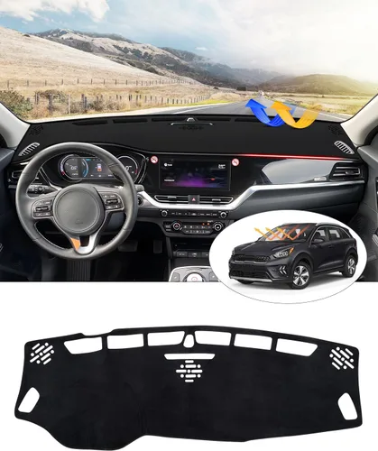 Miniatura 22 de CARTIST Cubierta para salpicadero para CrossTrek 2024 2025 2026 Cubierta de salpicadero para accesorios Crosstrek Alfombra antideslizante Protector