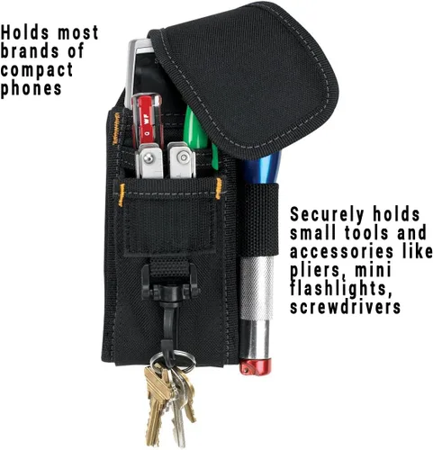 Miniatura 3 de CLC Custom LeatherCraft 1105 - Soporte para teléfono celular/herramienta de 5 bolsillos