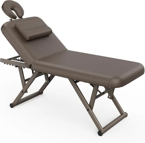 Miniatura 14 de Mesa de masaje ajustable con almohada facial y reposacabezas para mesa de tratamiento, mesa de terapia física, cama facial de spa, altura y respaldo