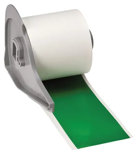 Brady Cinta adhesiva permanente para etiquetas de vinilo para todo tipo de clima para impresoras M710 y BMP71 - 2" x 50 pies, color verde.