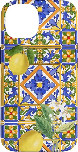 Miniatura 4 de Sicilian,Italian,Summer,Tiles,Citrus,Mosaic,Majolica Art Case for iPhone 17