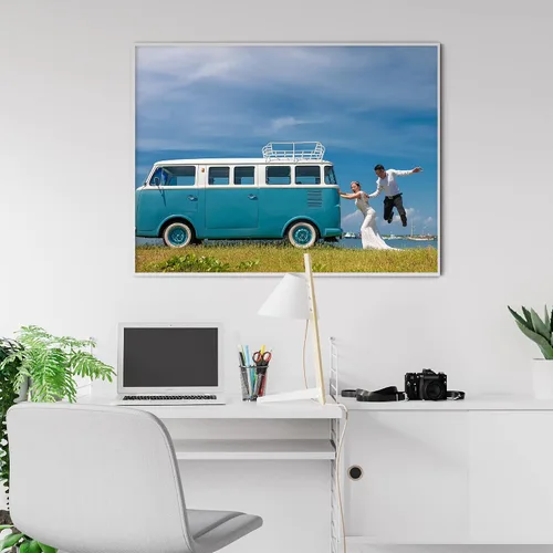 Miniatura 8 de Dargr Arte de pared personalizado desde tu teléfono, impresiones en lienzo personalizadas para familia, vacaciones, festivales, póster enmarcado
