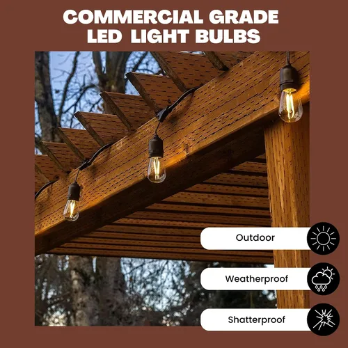 Miniatura 3 de Norb Cadena solar, bombillas LED de repuesto de 1 W CC para luces de cadena alimentadas por energía solar. Espectro relajante acogedor de Norb.