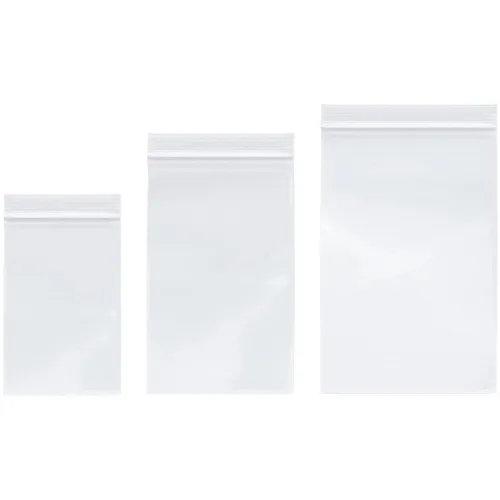 Miniatura 8 de Plymor 3" x 5" (100), 4" x 6" (100), 5" x 8" (100), Paquete Variado de 4 Mil de Grosor, Bolsas de Plástico Resistentes con Cierre de Cremallera