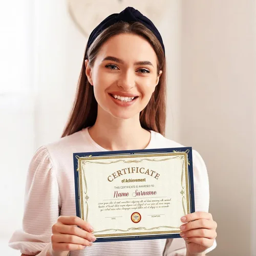 Miniatura 5 de Fainne 70 unidades de papel de aluminio a granel de 8.5 x 11 pulgadas, cubierta de diploma de premio de una sola cara para cartulina tamaño carta