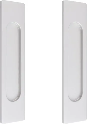 Miniatura 21 de MOROBOR Tiradores de puerta corredera ovalados autoadhesivos de 7.087 in, 2 manijas de aleación de aluminio sin perforaciones para puertas Bronce