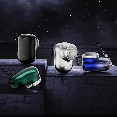 Miniatura 2 de Zao Mini afeitadora para hombre 2023, afeitadora Zao, miniafeitado, maquinilla de afeitar eléctrica Zao para hombres, uso con un solo botón adecuada