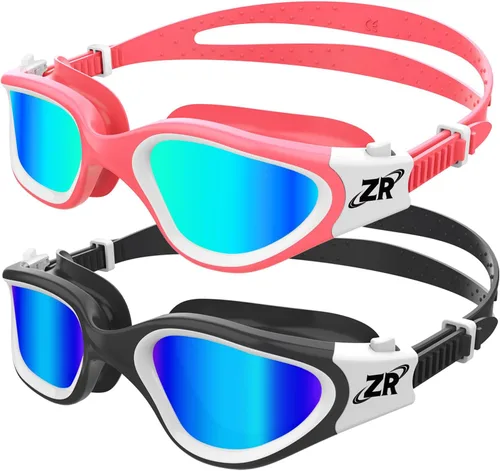 Miniatura 8 de ZIONOR Gafas de natación para niños, paquete de 2 gafas de natación polarizadas G1MINI para niñas/niños