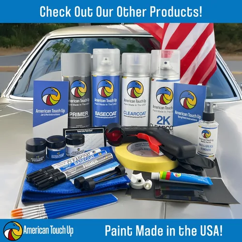 Miniatura 6 de American Touch Up Pintura compatible con BMW A17 Havanna Metallic Pintura en aerosol - Kit de imprimación/capa base, capa transparente A17