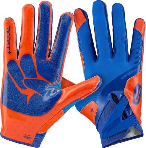 Miniatura 17 de Guantes de fútbol Grip Boost - Peace Stealth 6.0 Boost Plus Tecnología adhesiva - Guantes de fútbol para adultos y jóvenes para receptor abierto