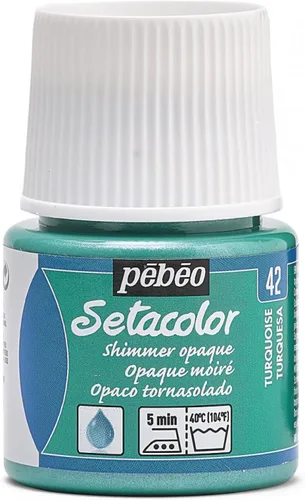 Miniatura 54 de Pebeo Setacolor - Pintura para tela (opaca, 45 ml), color dorado perla