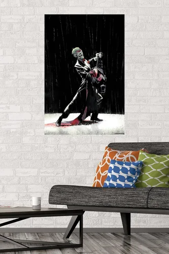 Miniatura 2 de DC Comics Joker - Póster de pared Dancing In The Dark de 34 pulgadas de largo x 22.4 pulgadas de ancho, versión premium sin marco