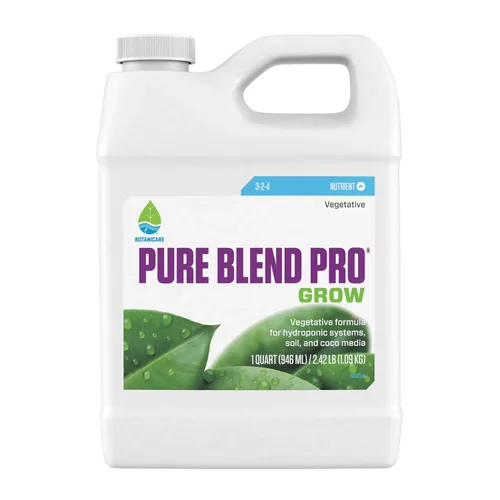 Miniatura 3 de Botanicare Pure Blend Pro Grow, nutrientes, 3-2-4, 2.5 galones.