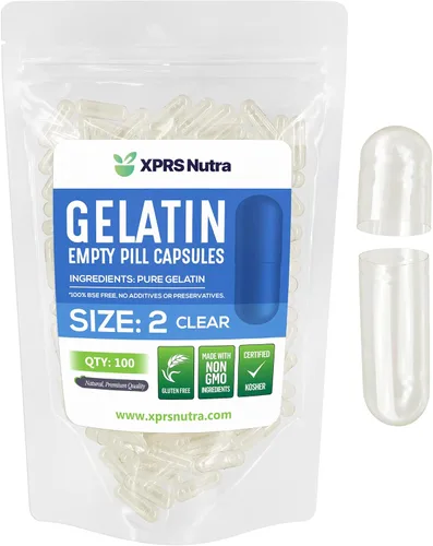 Miniatura 31 de XPRS Nutra Cápsulas vacías de tamaño 2 – 100 cápsulas vacías de gelatina – Pastillas de relleno de cápsulas de bricolaje – Cápsulas de gel de Multi