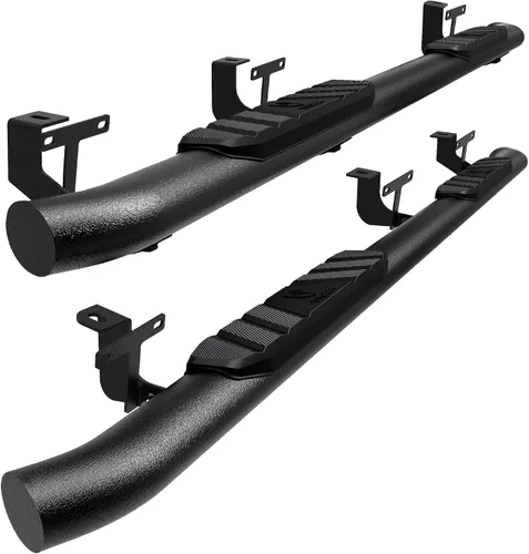 Tyger Auto Estribos Rider de 3.5" compatibles con Jeep Wrangler JK 2007-2018 de 4 puertas (excluye JL) | TG-SS2J35238 | Barras Nerf de riel lateral