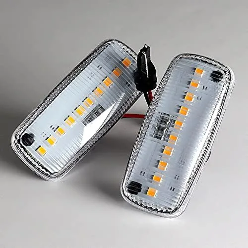 Miniatura 6 de Luz LED ámbar de lente ahumada de posición delantera y lateral delantera, compatible con Dodge Charger 2005-2006, Dodge Avenger, Dodge Caliber