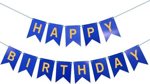 Miniatura 13 de Cartel de feliz cumpleaños con letras brillantes con purpurina para decoración de cumpleaños, suministros de decoración de fiesta (negro)