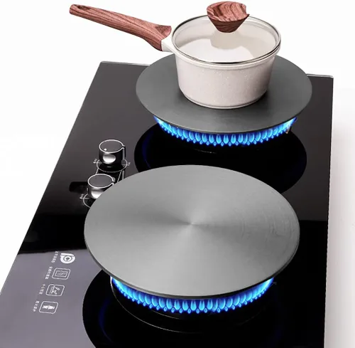 Miniatura 2 de Difusor de calor para estufa de gas, accesorios de utensilios de cocina, difusor de estufa para protección de ollas, bandeja redonda