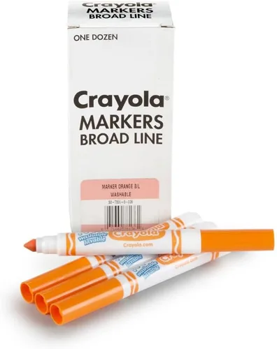 Miniatura 10 de 12 marcadores de punta gruesa lavables Crayola, Negro