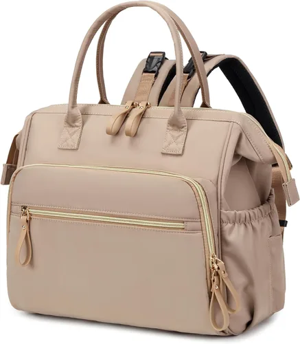Miniatura 11 de LORADI Large Diaper Bag Tote, Hospital Bag, Baby Shower Essential 14 Pockets, Convertible, Stroller Clips, 3 Insulated Pockets, Water-resistant