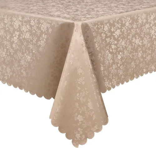 Miniatura 68 de Smiry Mantel cuadrado, mantel de vinilo resistente al agua, lavable, para cocina y comedor (azul bebé, 54 x 54 pulgadas)